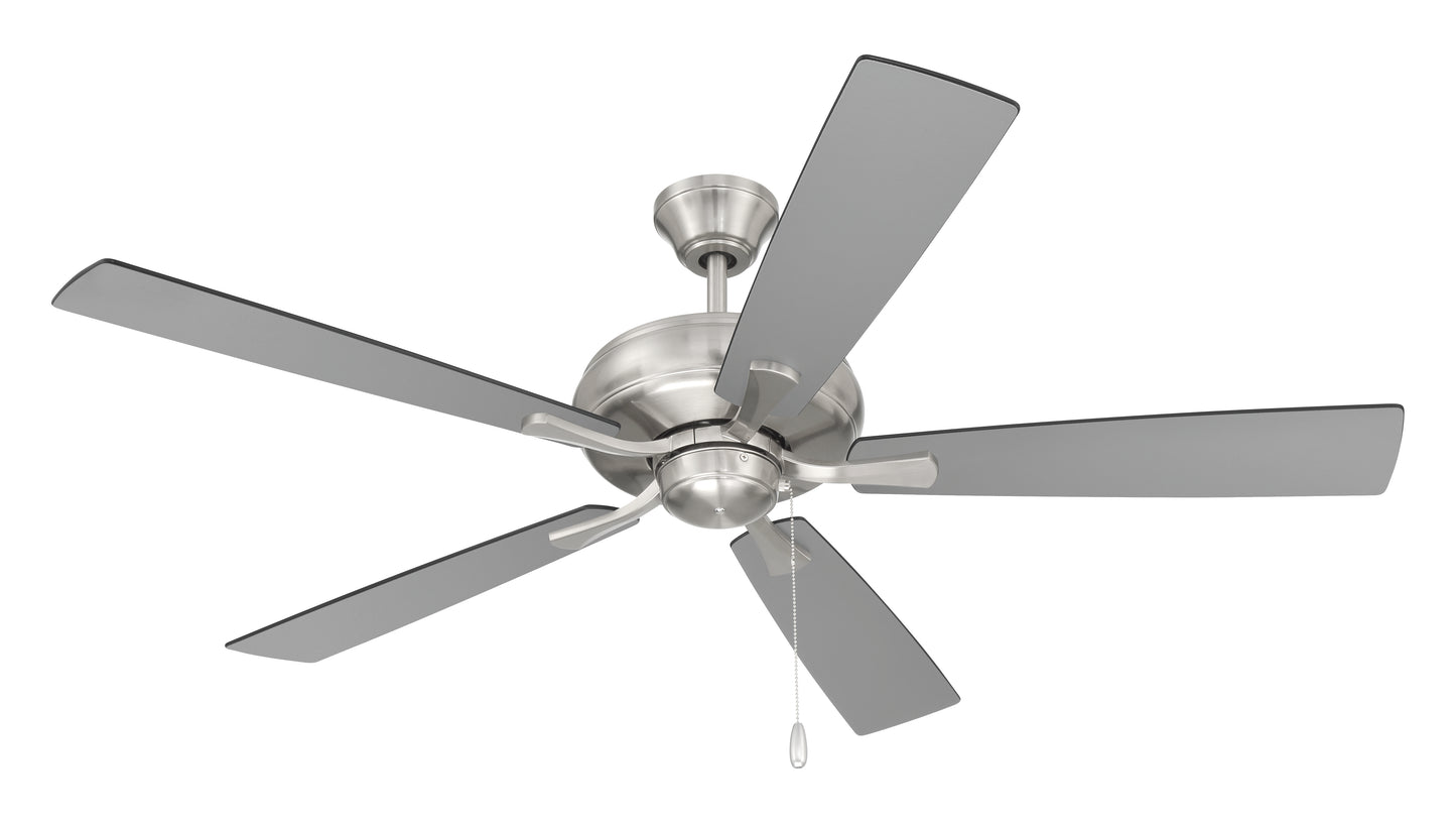 ECF52BNK5-BNGW - Eos 52" 5 Blade Ceiling Fan with Light Kit - Brushed Nickel
