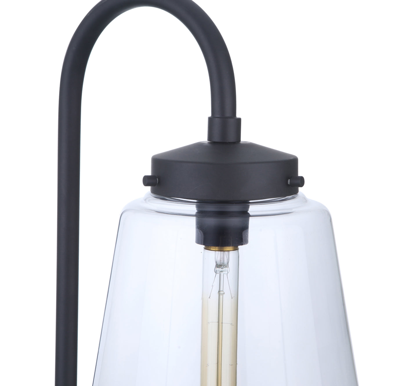 ZA3825-MN - Laclede 1 Light 25" High Post Mount - Midnight