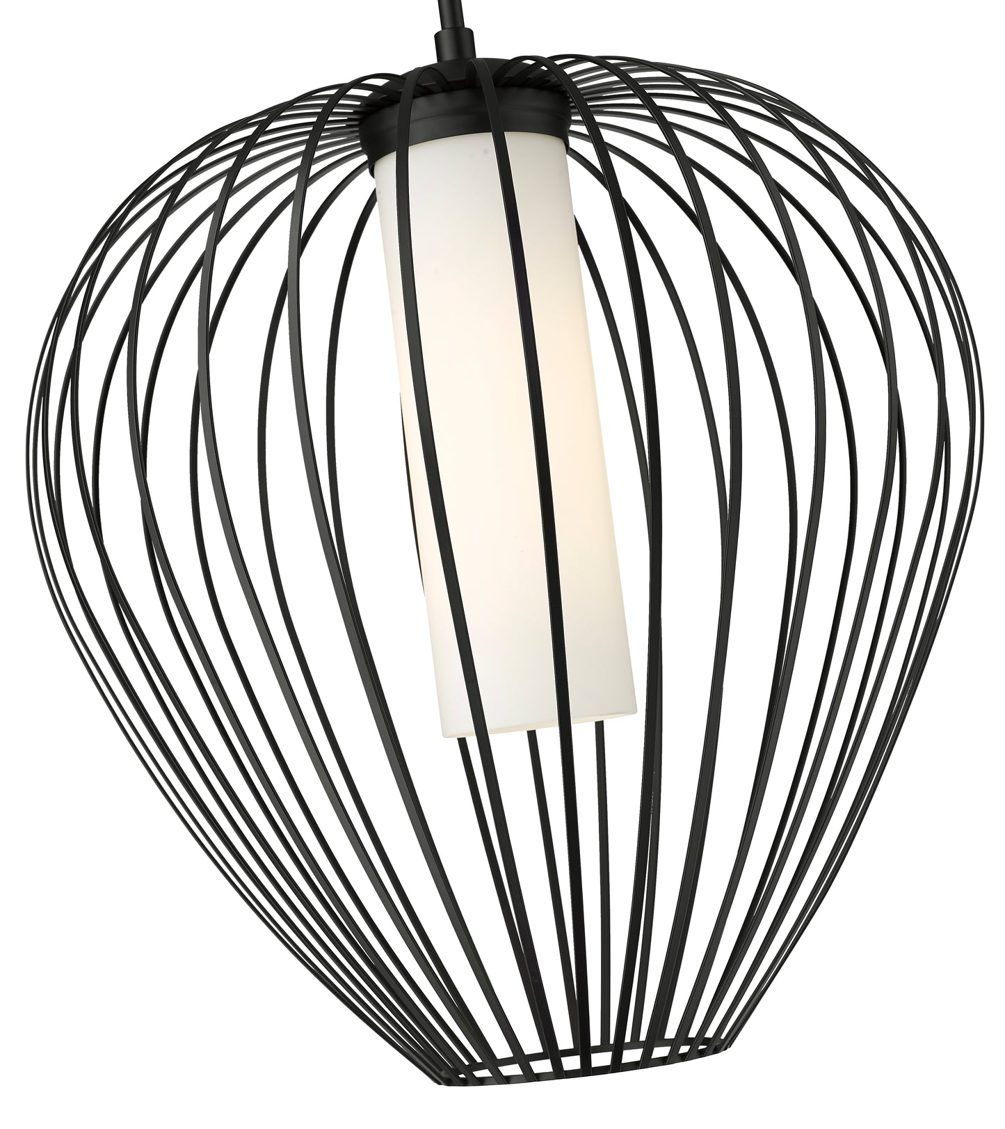 7507-18MB - Savanti 1 Light 18" Pendant - Matte Black