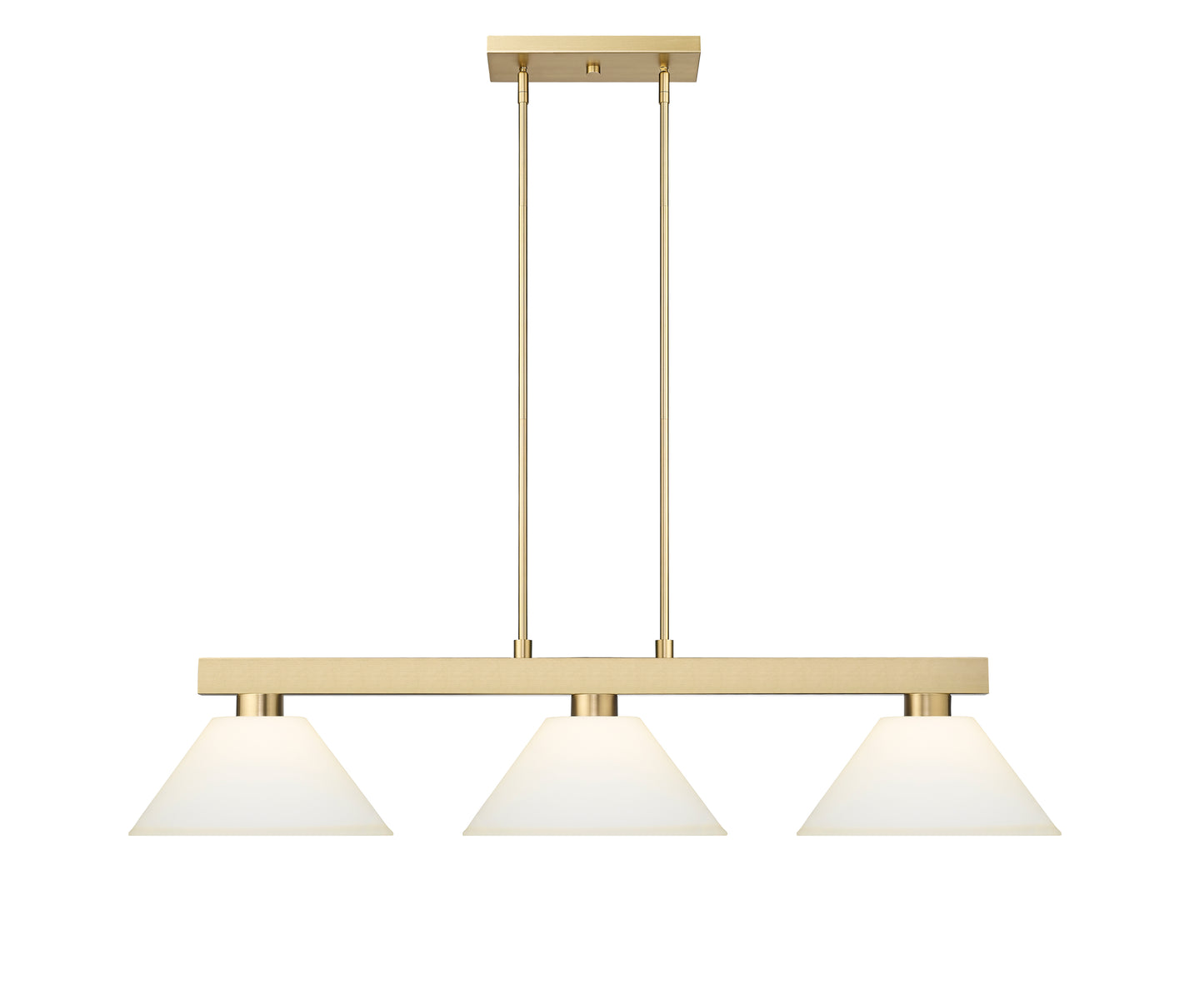 152MGLD-AMO14 - Cobalt 3 Light 50" Billiard - Modern Gold