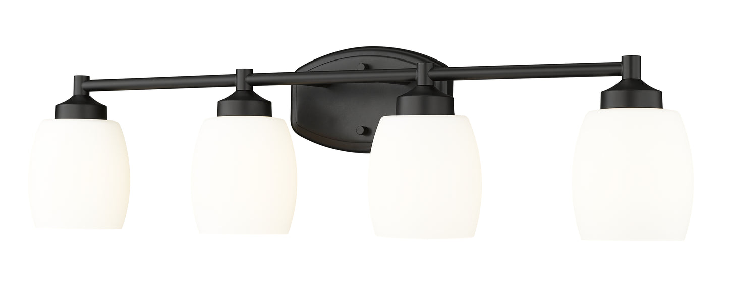 745-4V-MB - Kendrick 4 Light 31" Vanity - Matte Black