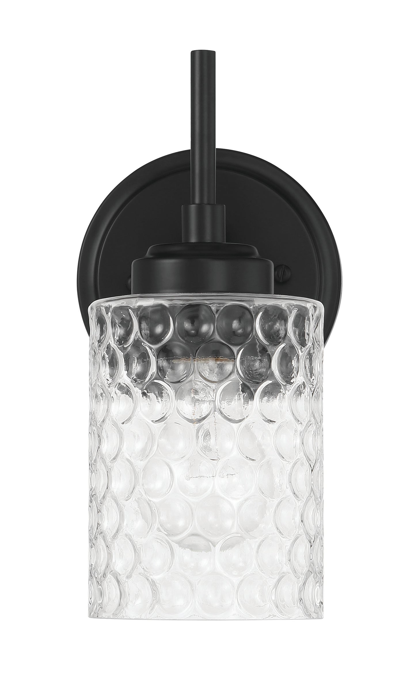 60501-FB - Claire 1 Light 10" High Wall Sconce - Flat Black