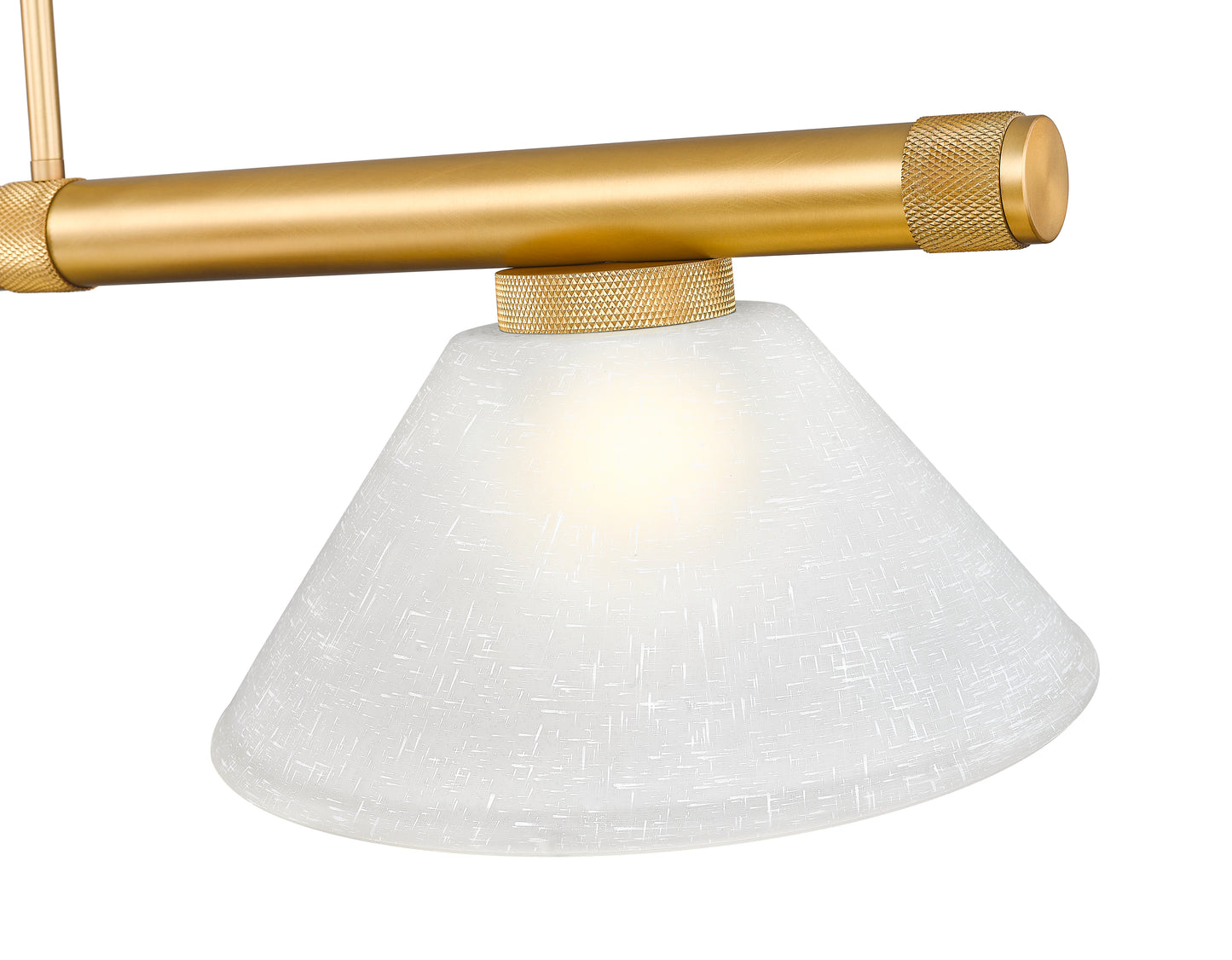 3050-3RB-AWL14 - Vanguard 3 Light 58" Billiard - Rubbed Brass
