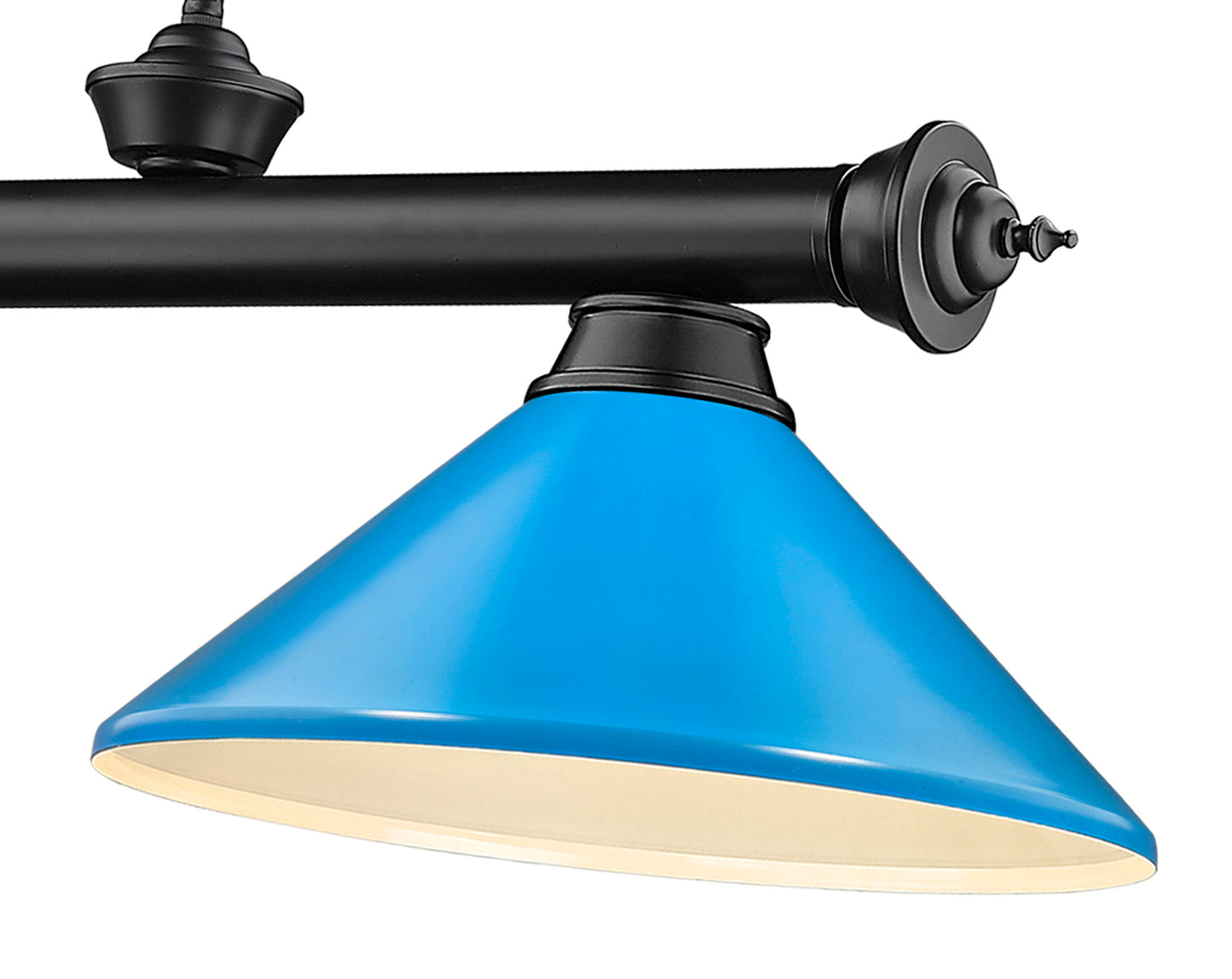 2306-3MB-MEB - Cordon 3 Light 58" Billiard - Matte Black