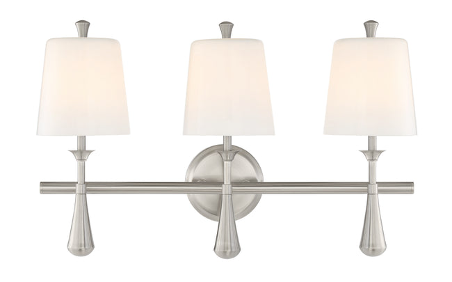 57403-BNK - Palmer 3 Light 23" Wide Vanity Light - Brushed Nickel