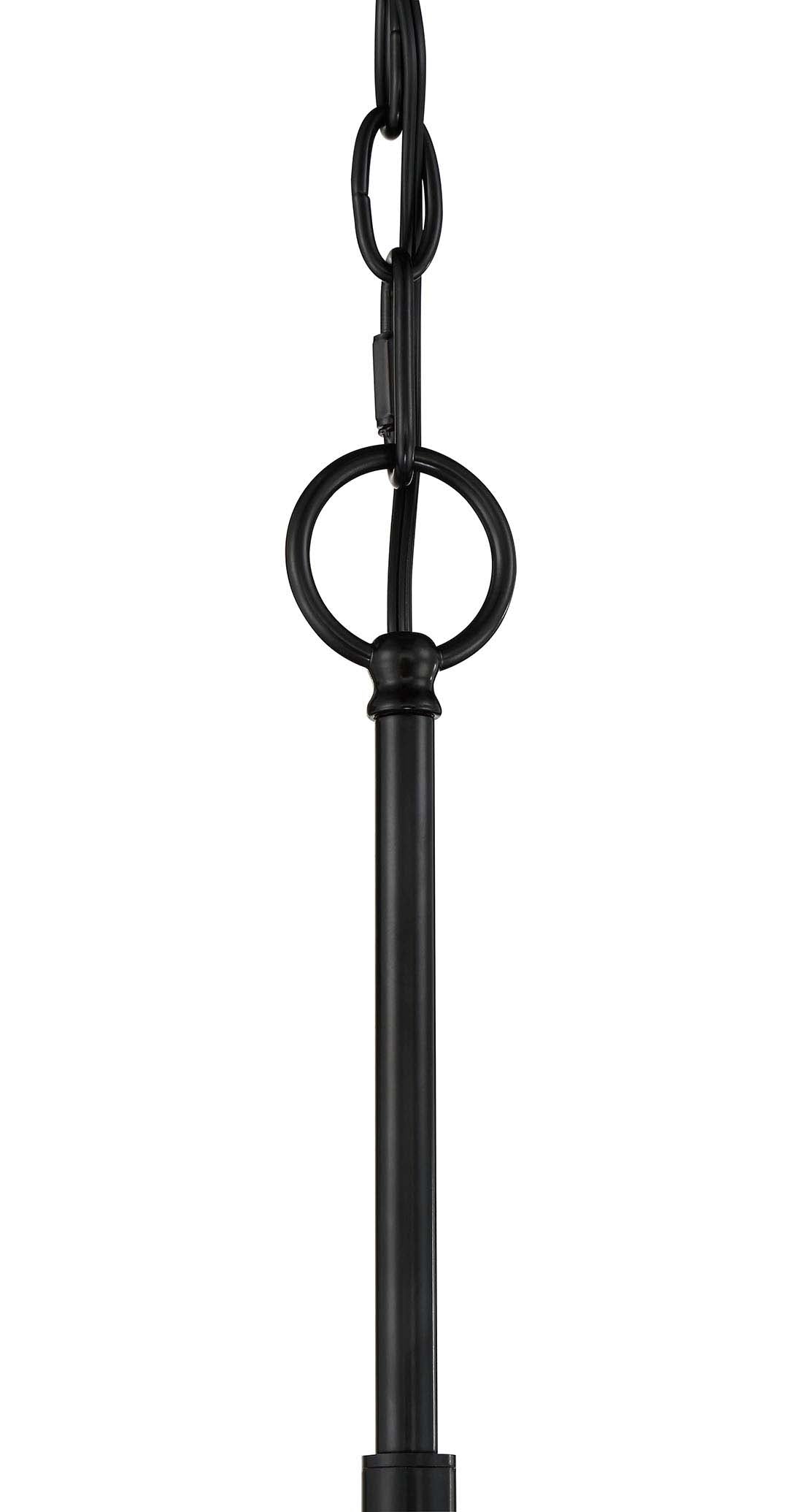56223-FB - Glenda 3 Light 20" Wide Chandelier - Flat Black