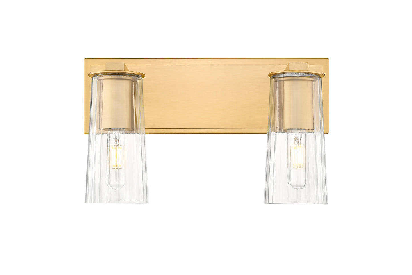 826-2V-MGLD - Titus 2 Light 16" Vanity - Modern Gold
