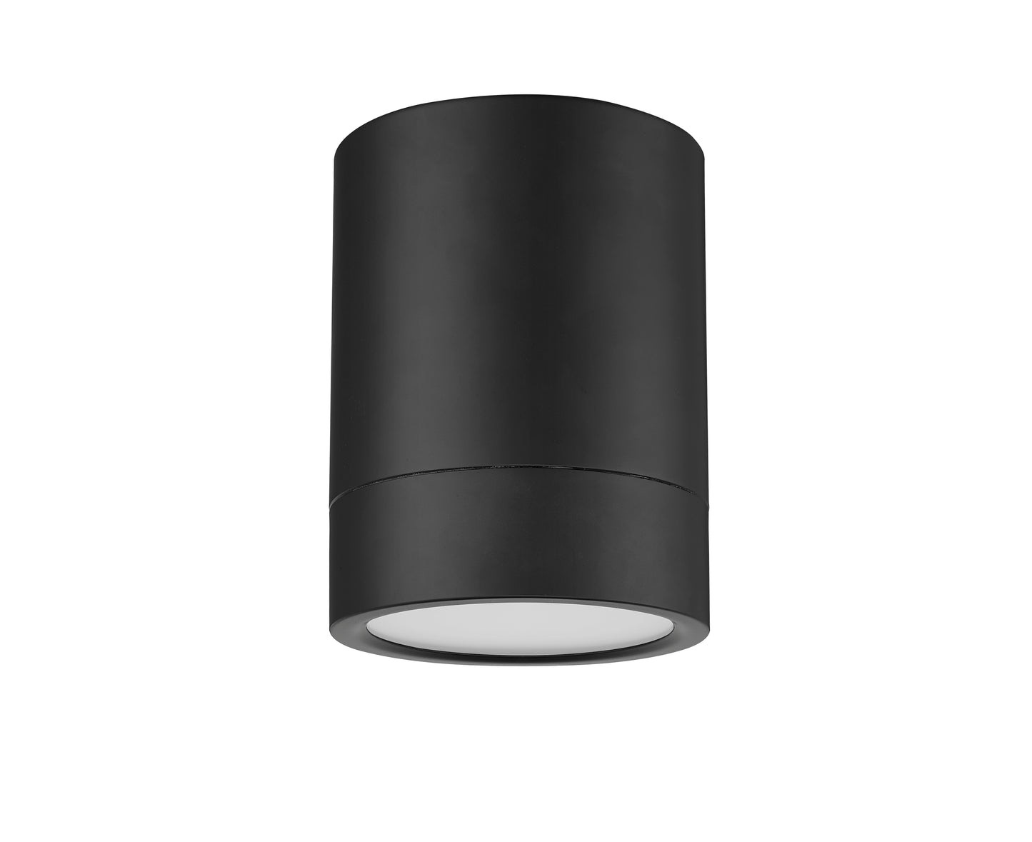 1006F6-MB-LED - Algar 1 Light Flush 6" Mount - Matte Black