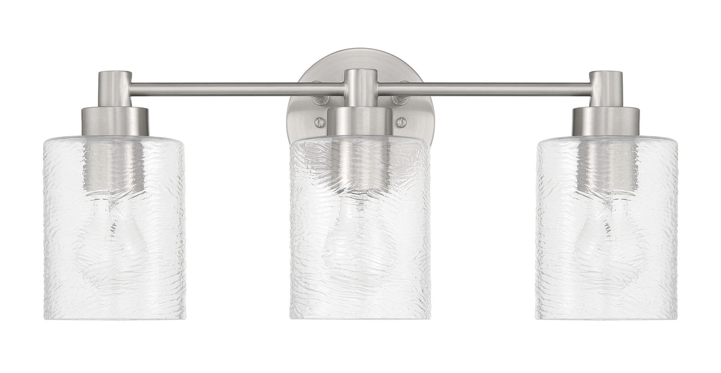 60203-BNK - Lyndsey 3 Light 20" Wide Vanity Light - Brushed Nickel