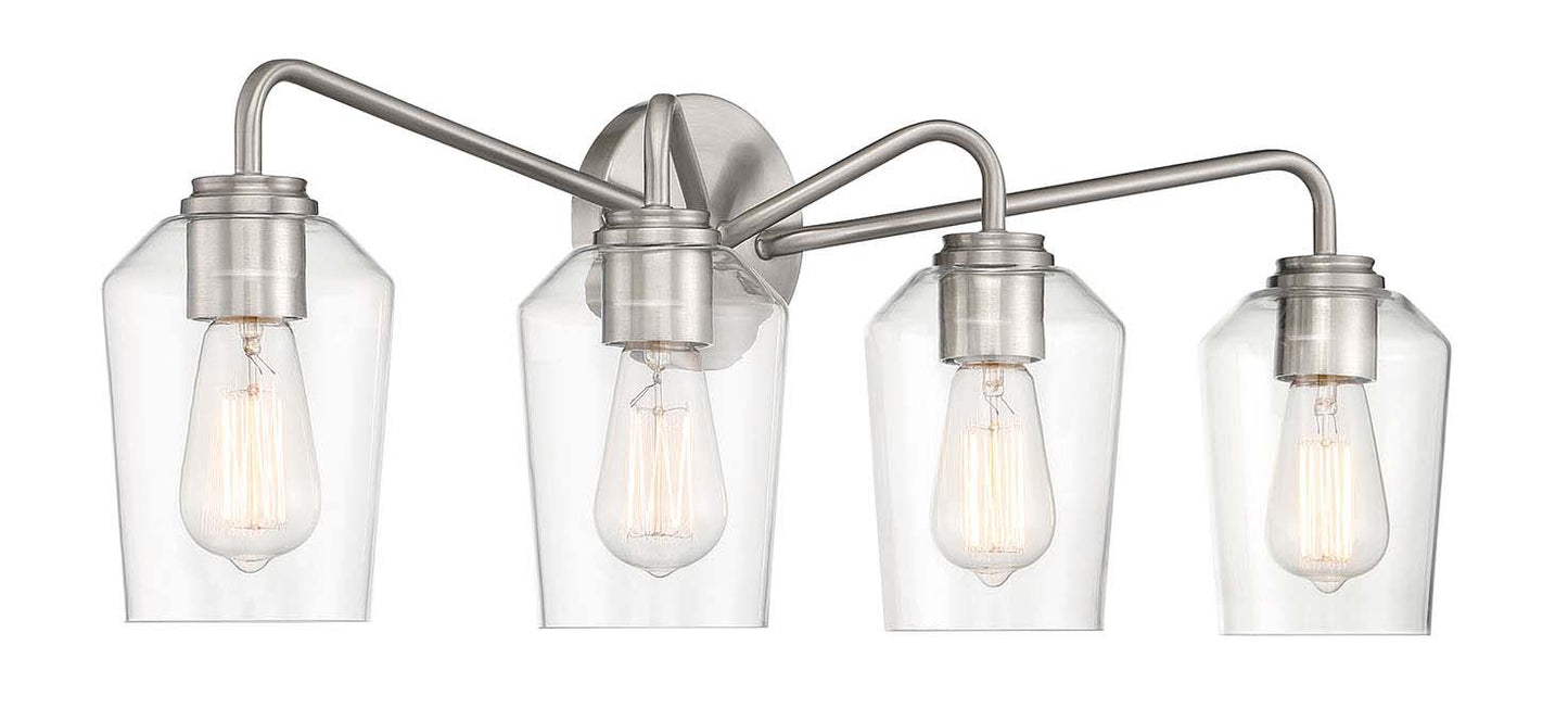56104-BNK - Shayna 4 Light 31" Wide Vanity Light - Brushed Nickel