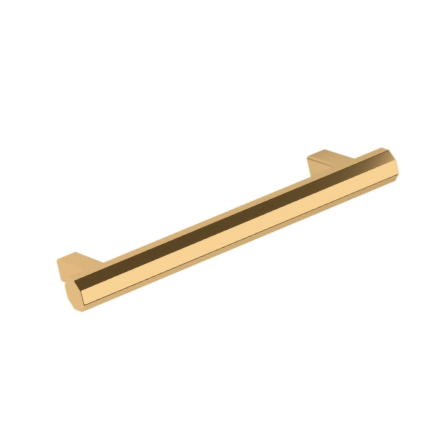 4417031 - 4" Centers - Octagonal Pull - Unlacquered Brass