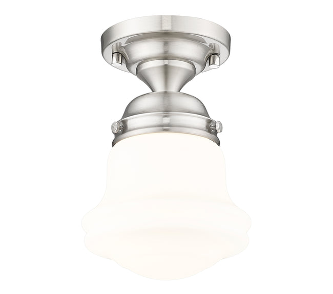 735F1-BN - Vaughn 1 Light Flush 6" Mount - Brushed Nickel