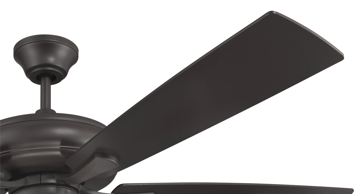 ECF211CBZ5-CBZWLN - EOS 2 Light Frosted White Bowl 52" Ceiling Fan 52" 5 Blade Ceiling Fan with Light Kit - Classic Bronze