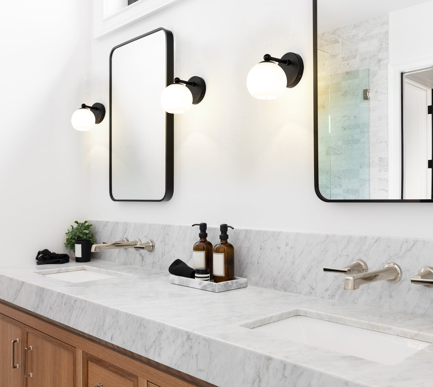 1100-1S-MB - Neoma 1 Light Wall 7" Sconce - Matte Black