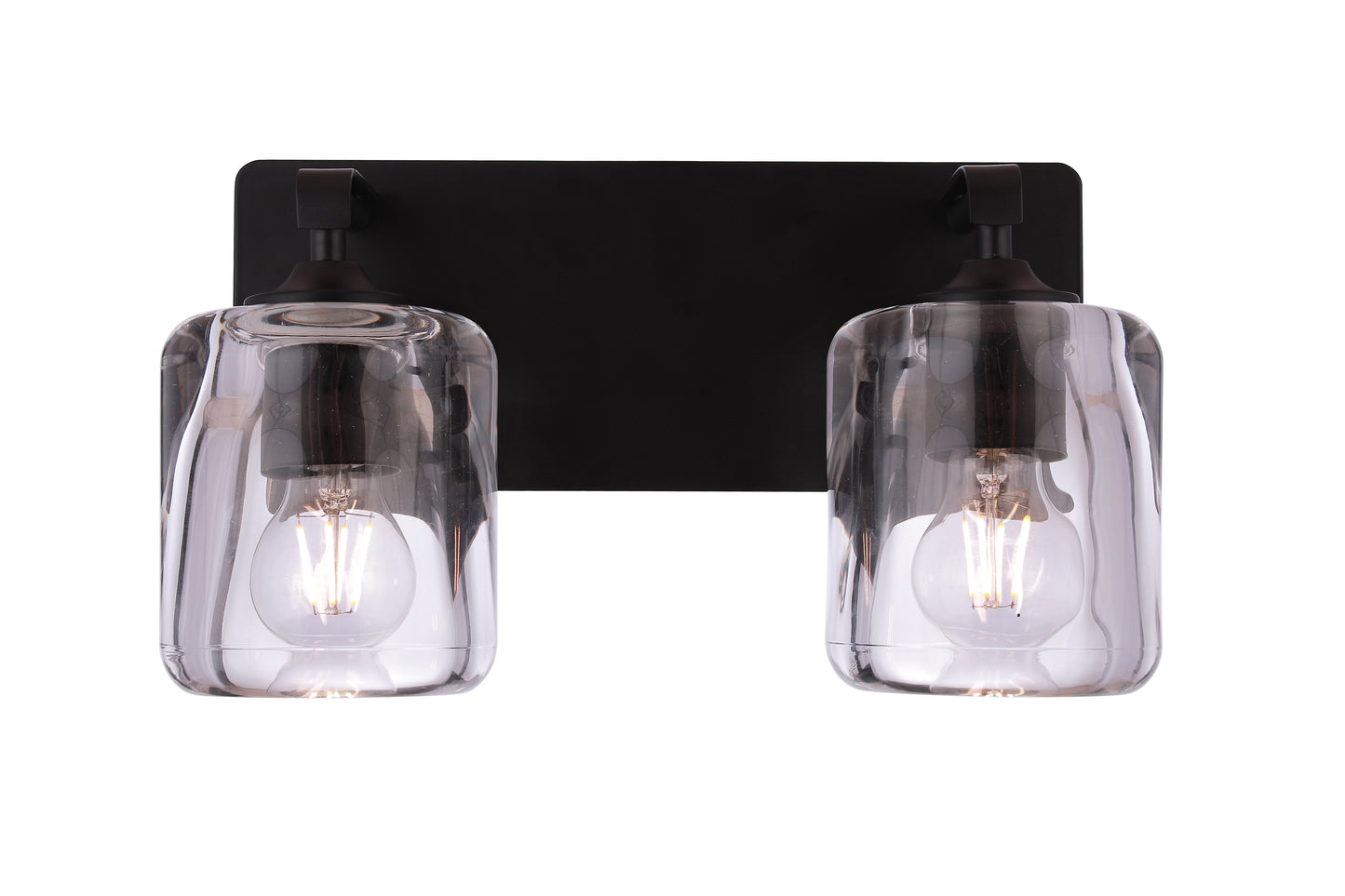 20614FB2 - Andie 2 Light 14" Wide Vanity Light - Flat Black