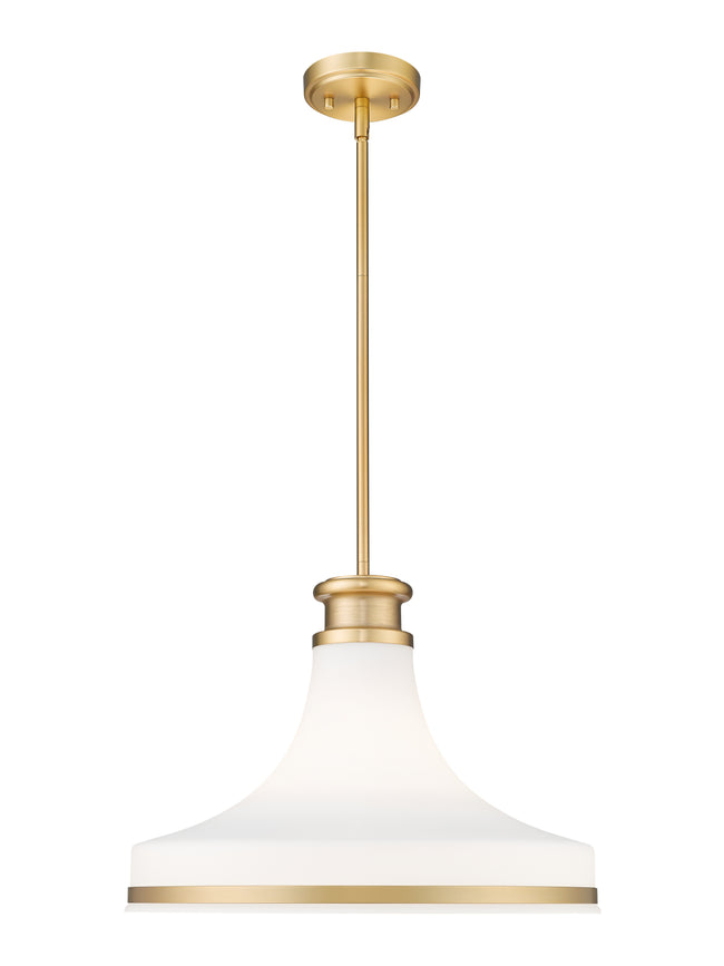 831P18-MGLD - Reznor 1 Light 18" Pendant - Modern Gold