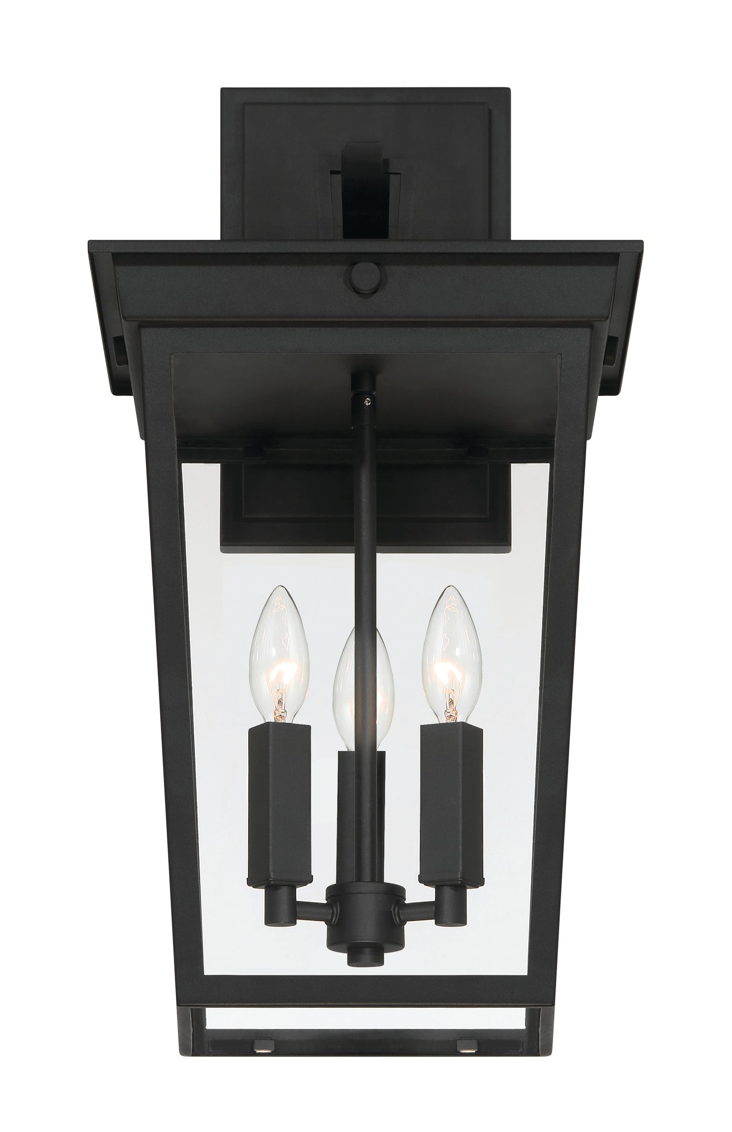 ZA7814-TB - Duncan 3 Light 22" High Outdoor Wall Lantern - Textured Black