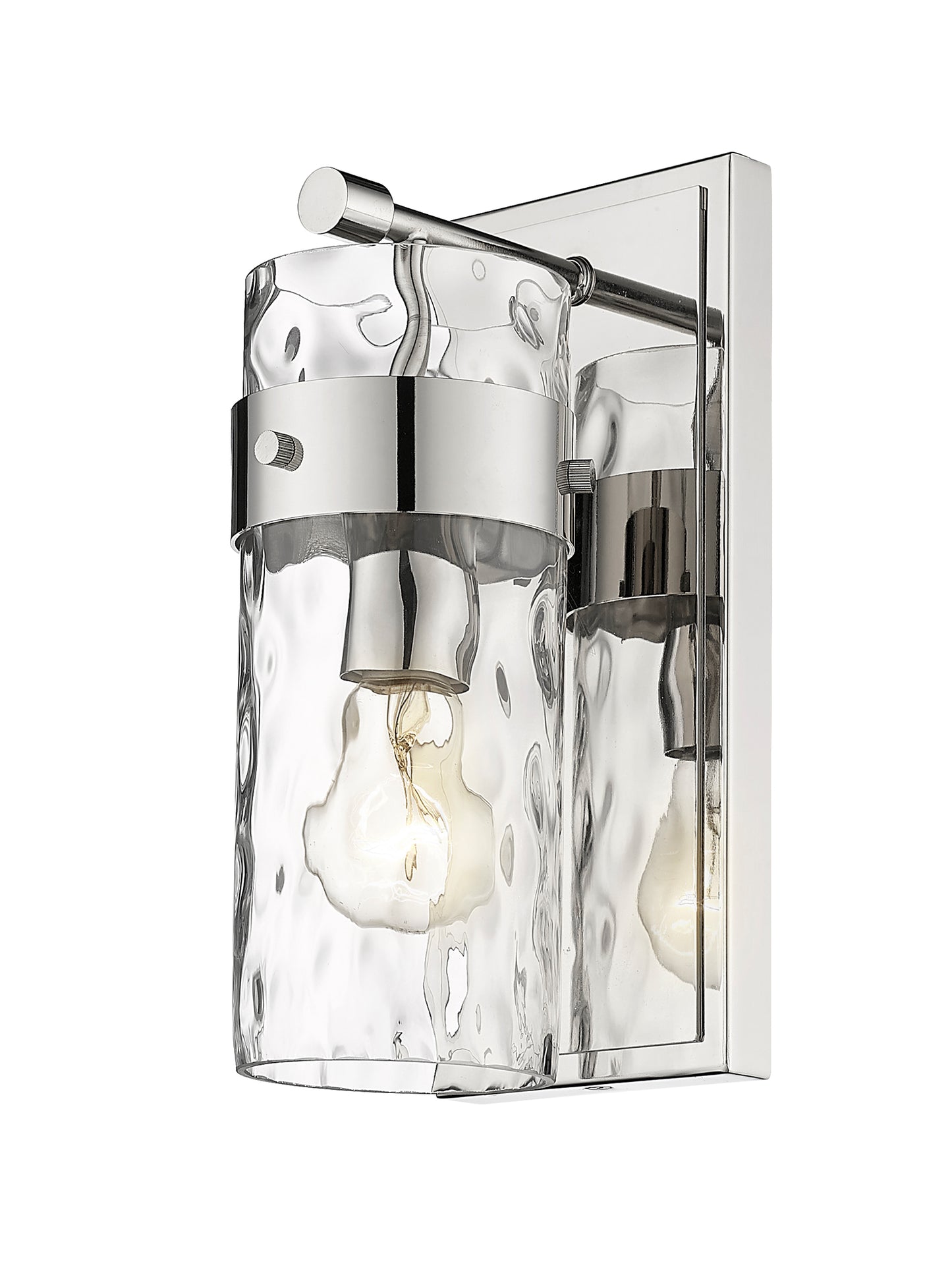 3035-1V-PN - Fontaine 1 Light Wall 11" Sconce - Polished Nickel