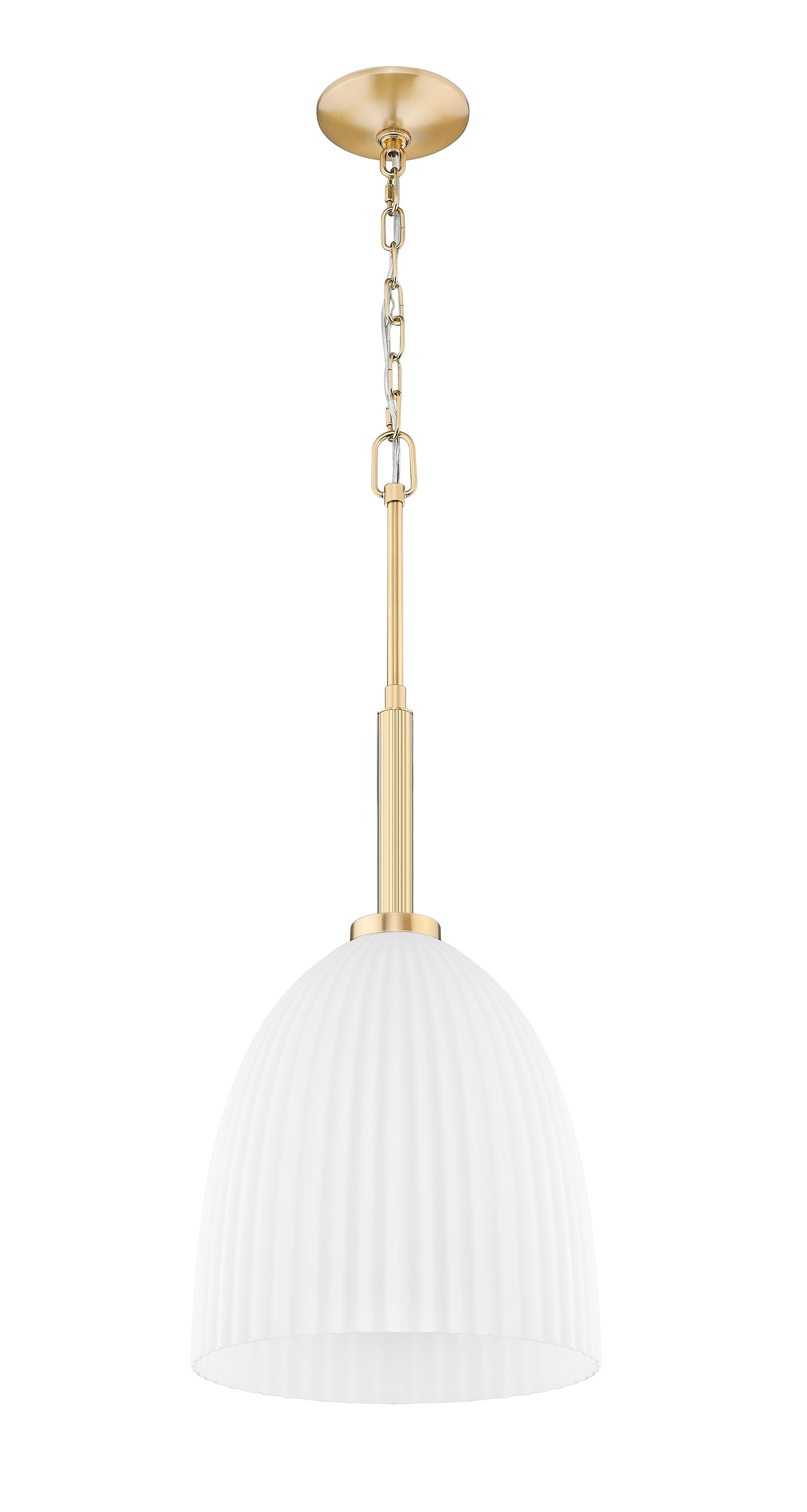 7518P11-MGLD - Naya 1 Light 12" Pendant - Modern Gold
