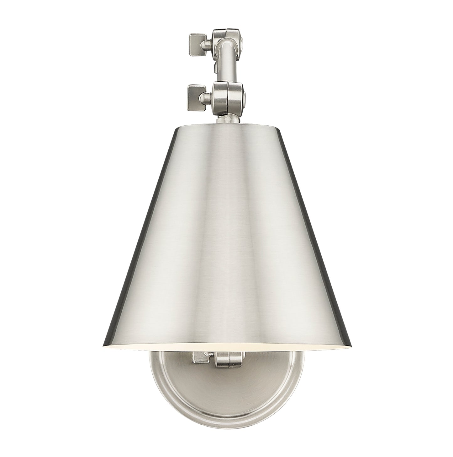 347S-BN - Regent 1 Light Wall 8" Sconce - Brushed Nickel