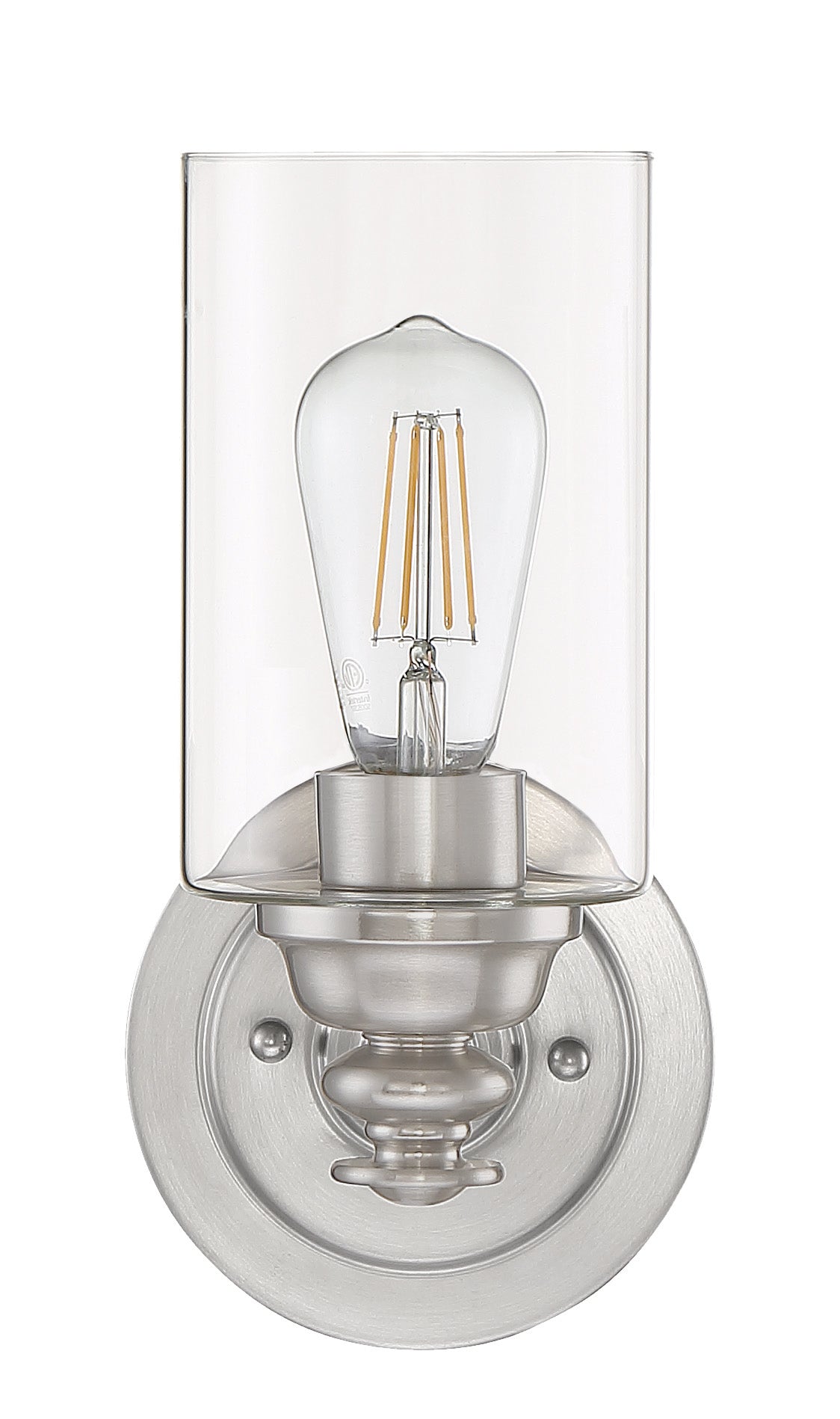 49801-BNK-C - Dardyn 1 Light 11.13" High Wall Sconce - Brushed Nickel