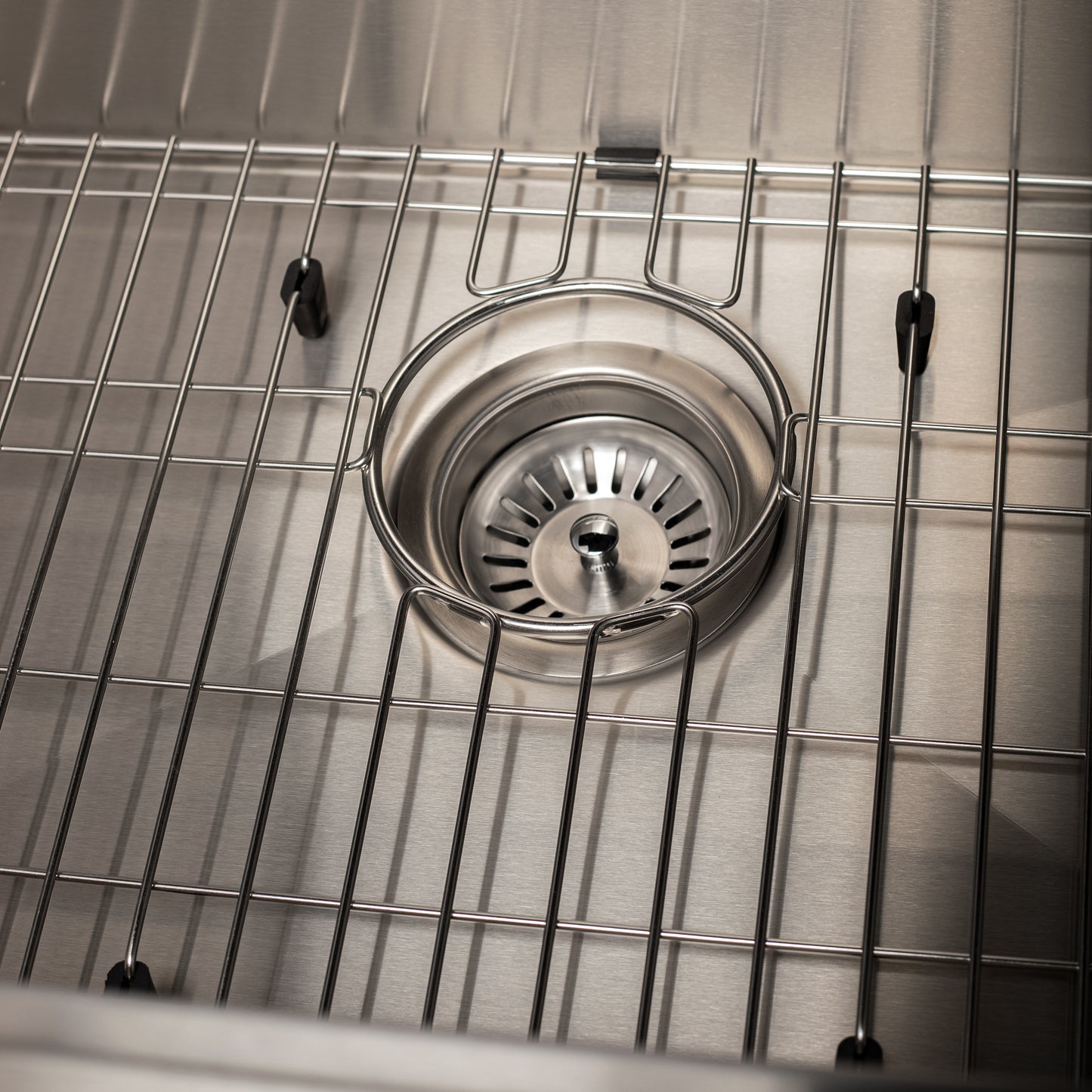 SLS-30 - 30" Garmisch Undermount Single Bowl Stainless Steel Kitchen Sink with Bottom Grid and Accessories