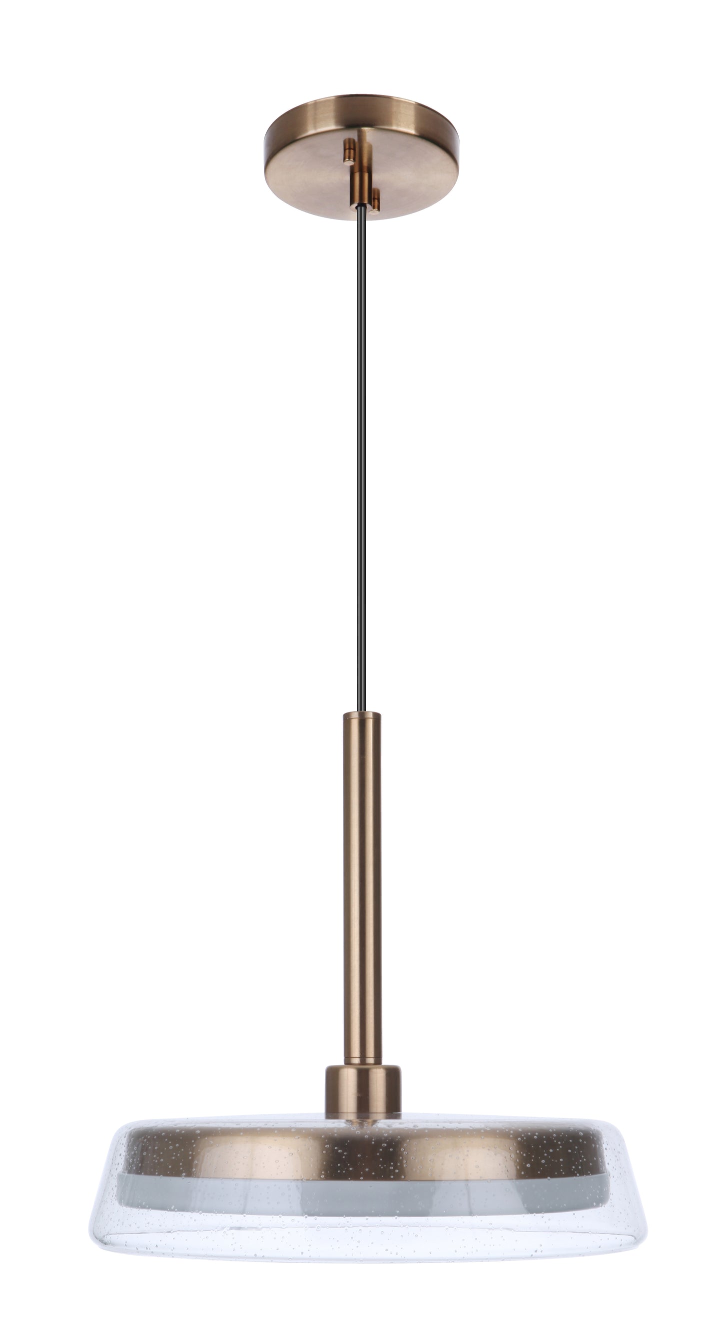 55192-SB-LED - Centric 1 Light 14" Wide Pendant - Satin Brass