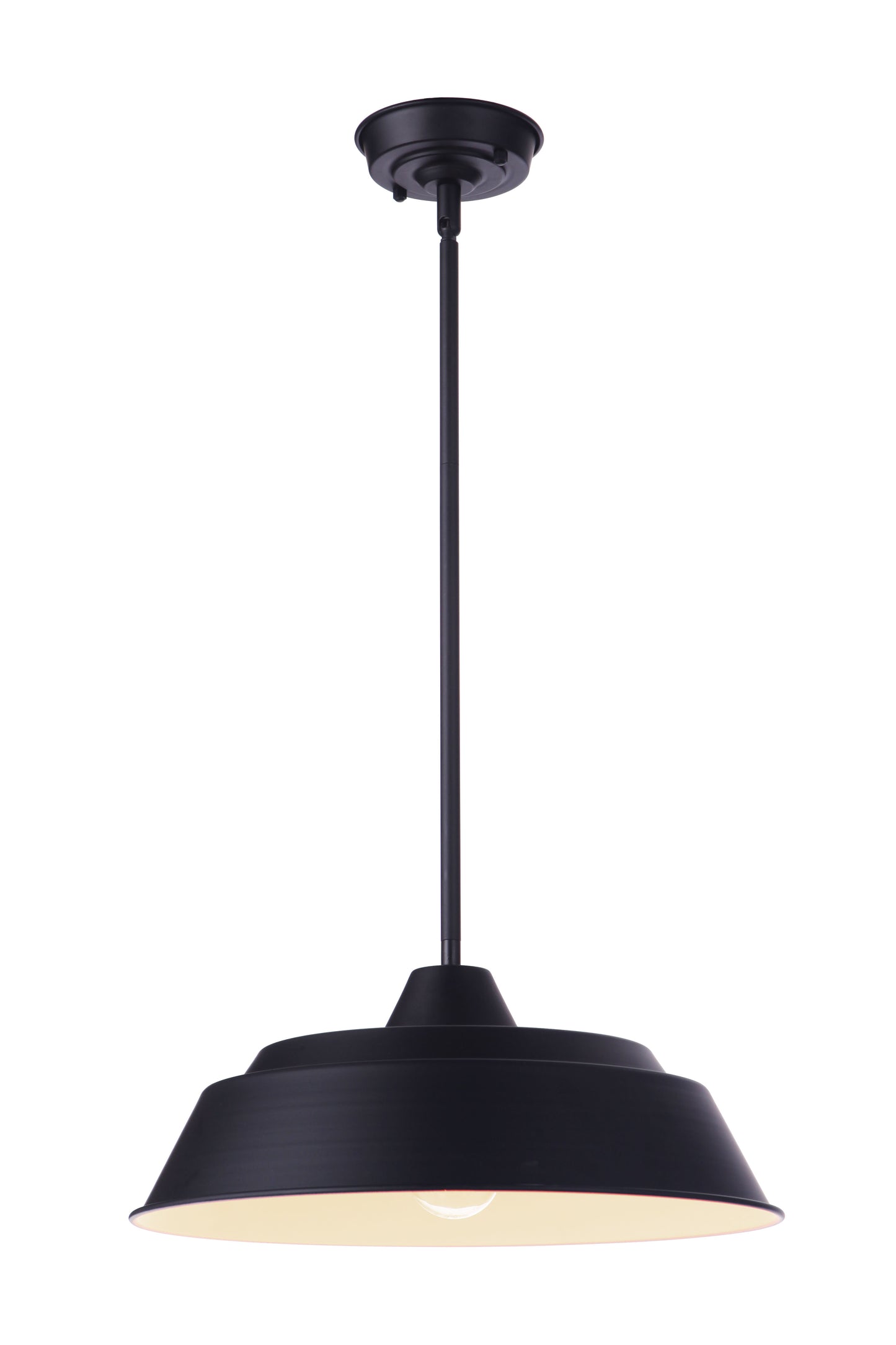 ZA5511-MN - Landmark 1 Light 12" Wide Outdoor Pendant - Midnight