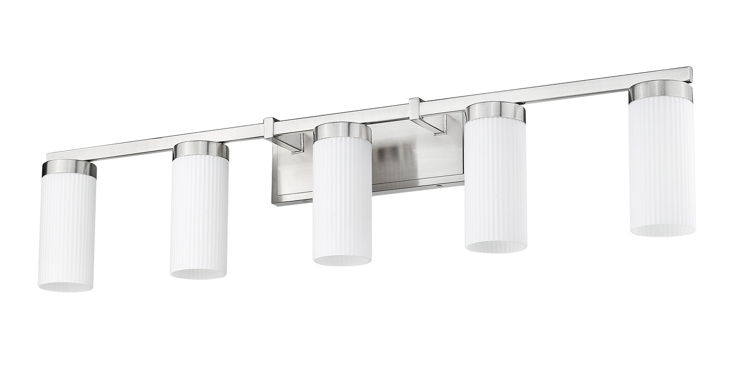 3044-5V-BN - Danica 5 Light 39" Vanity - Brushed Nickel