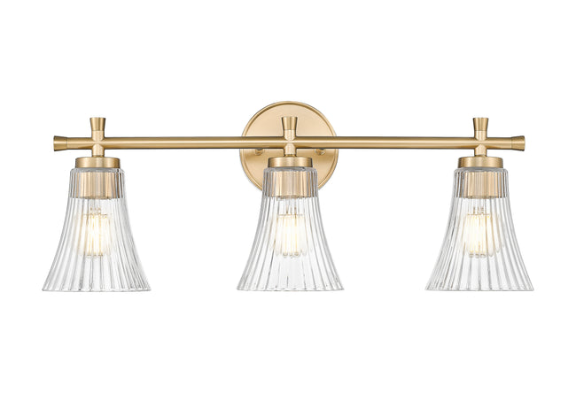 7519-3V-MGLD - Belle 3 Light 24" Vanity - Modern Gold