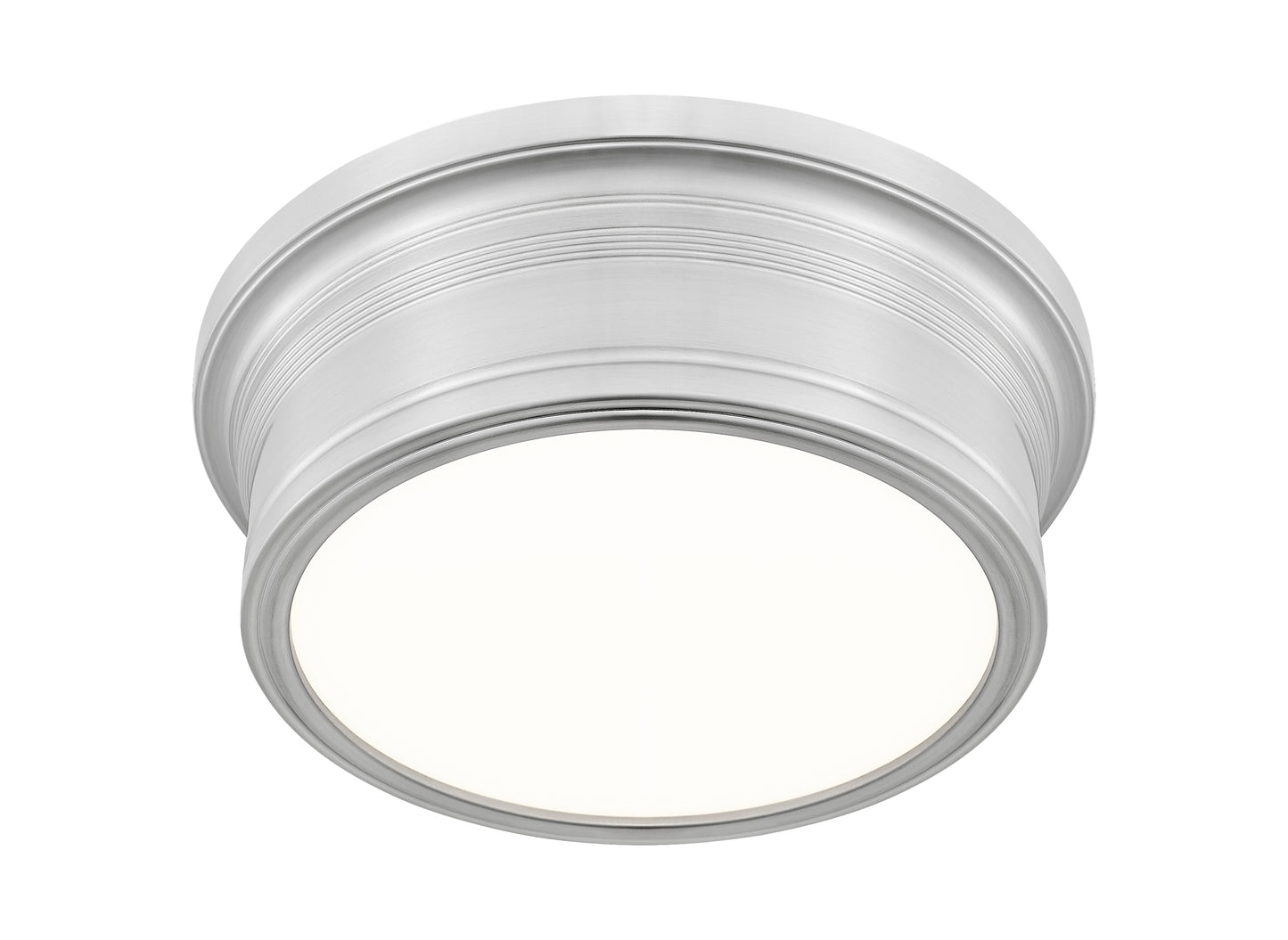 7702F12-BN-LED - Bentley 1 Light Flush 12" Mount - Brushed Nickel