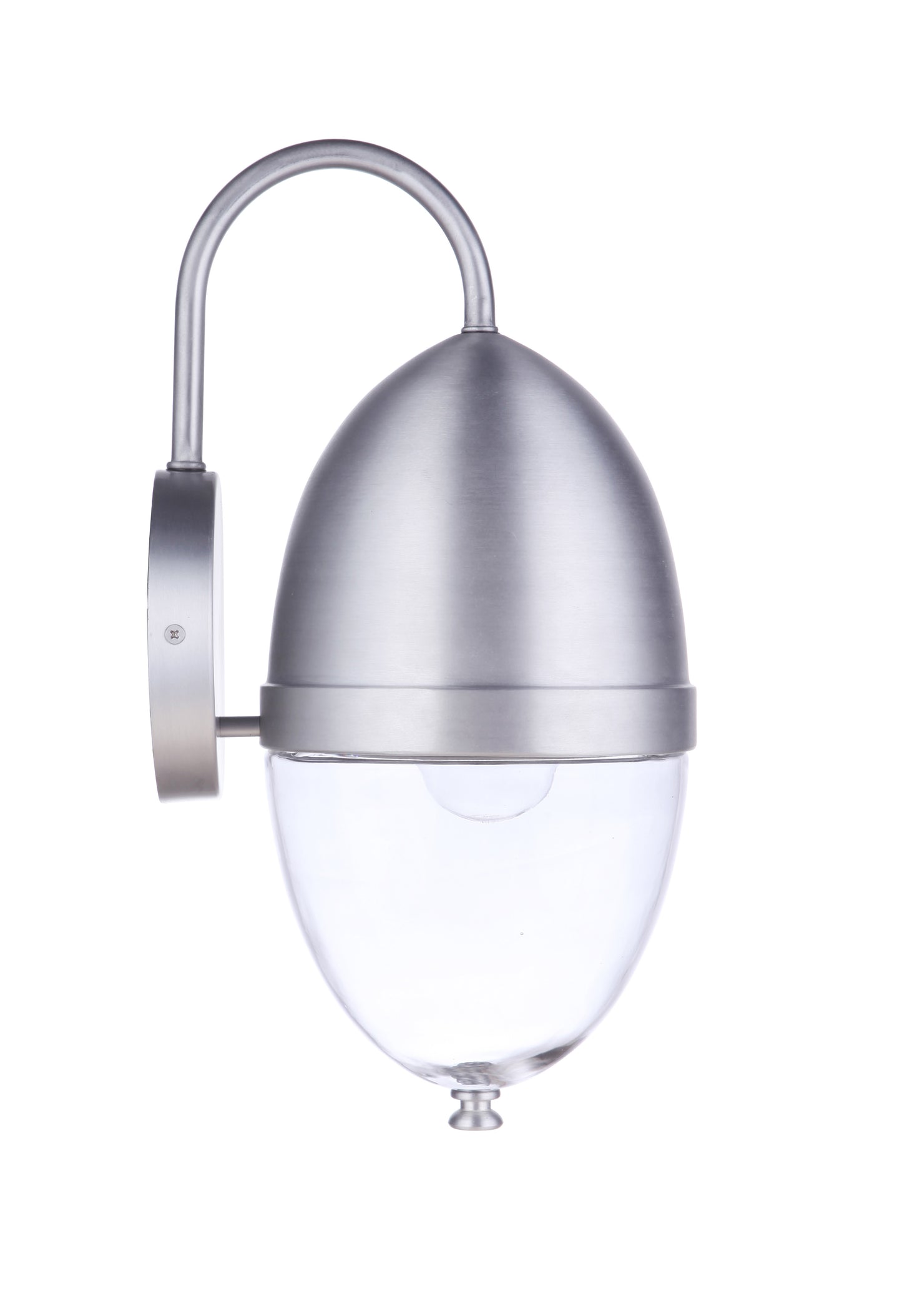 ZA3524-SA - Sivo 1 Light 15" High Outdoor Wall Lantern - Satin Aluminum