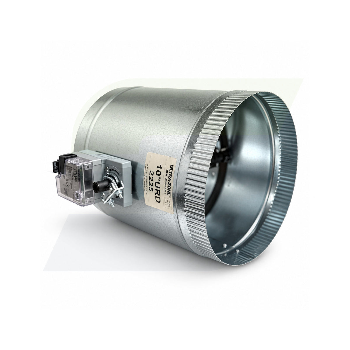10" Round Motorized Damper - 24 Gauge