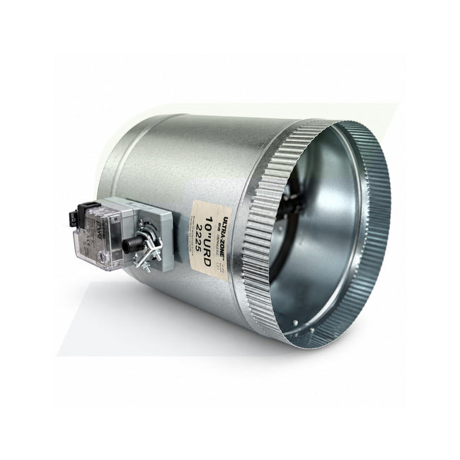 10" Round Motorized Damper - 24 Gauge