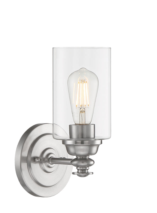 49801-BNK-C - Dardyn 1 Light 11.13" High Wall Sconce - Brushed Nickel