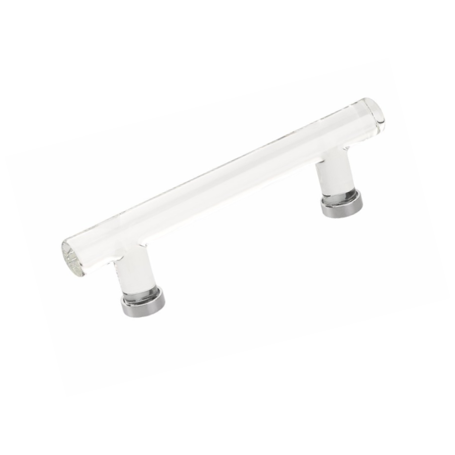 86724US26 - Modern Bar 4" Center to Center Cabinet Bar Pull - Polished Chrome