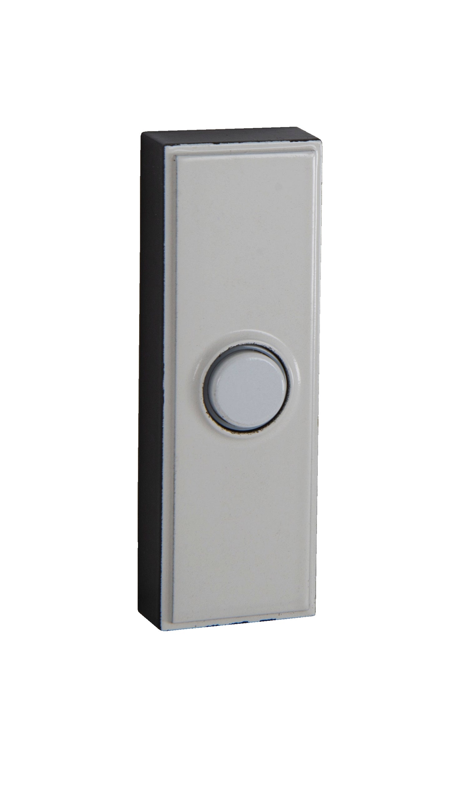 PB5011-W - Push Button-Surface Mount 1 Light 1.24" Wide Chime Button - White