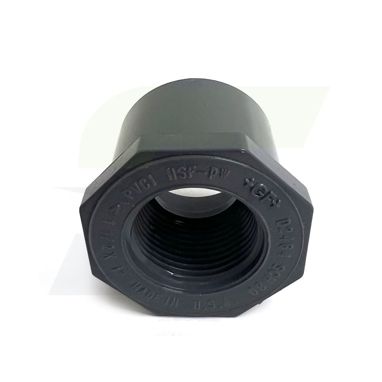 838-211 - 1-1/2" Spigot x 1" FNPT Schedule 80 PVC Bushing