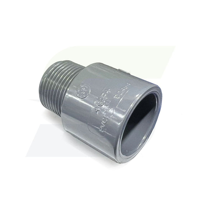 836-010 - 1" Socket x 1" MNPT Schedule 80 PVC Male Adapter