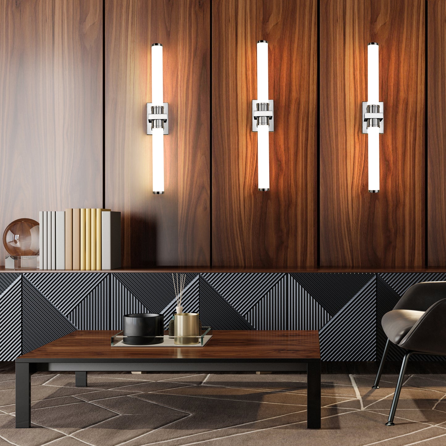 1019-32W-CH-LED - Idris 1 Light 32" Vanity - Chrome