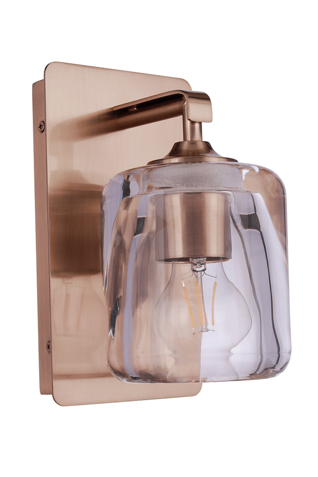 20605SB1 - Andie 1 Light 9" High Wall Sconce - Satin Brass