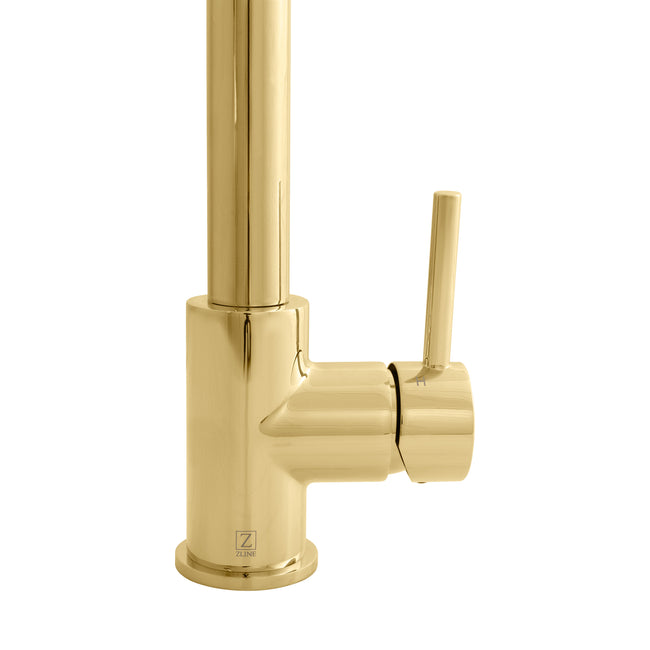 EDS-KF-PG - Edison Kitchen Faucet in Polished Gold