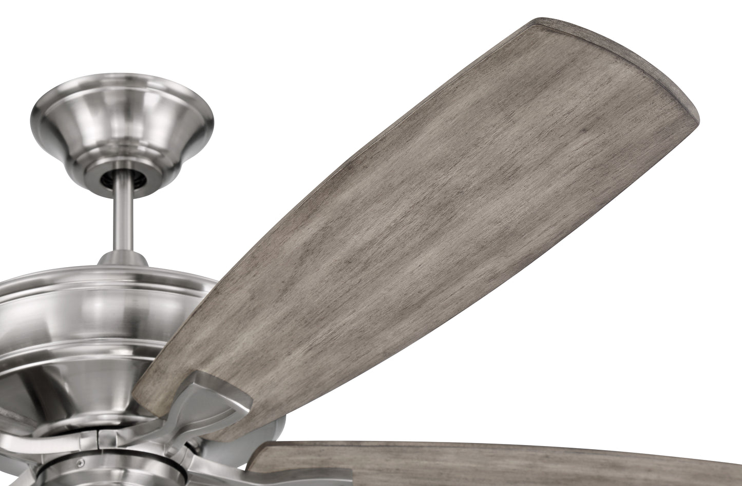 SNT60BNK5 - Santori 60 60" 5 Blade Indoor Outdoor Ceiling Fan with Light Kit - Brushed Nickel