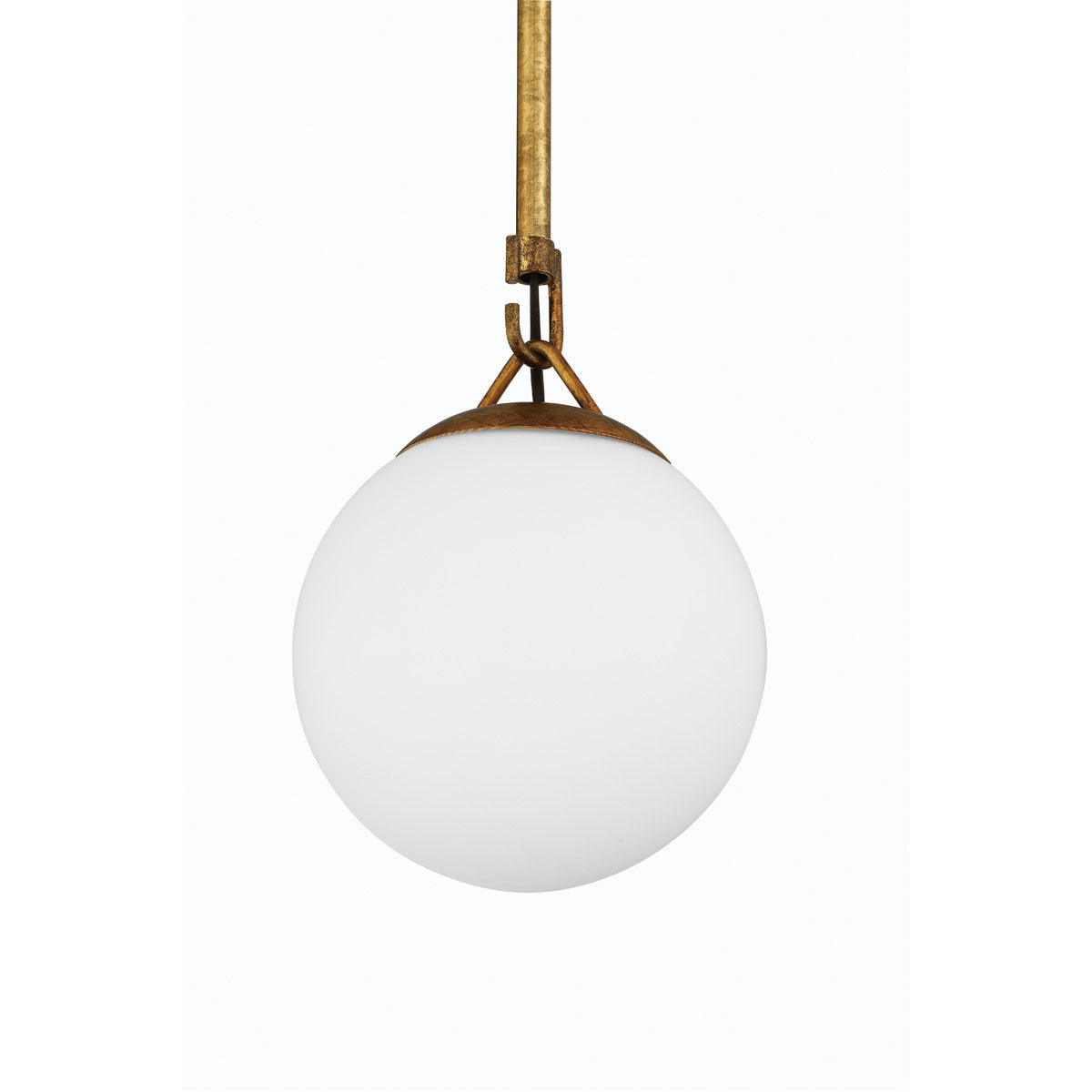 50791-PAB - Orion 1 Light 6" Wide Mini Pendant - Patina Aged Brass