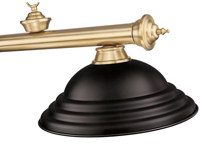 2306-3HBR-SBRZ - Cordon 3 Light 58" Billiard - Heritage Brass
