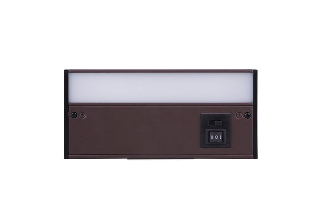 CUC3008-BZ-LED - 3CCT Under Cabinet Light Bars 1 Light 3.63" Wide Under Cabinet Light Bar - Bronze
