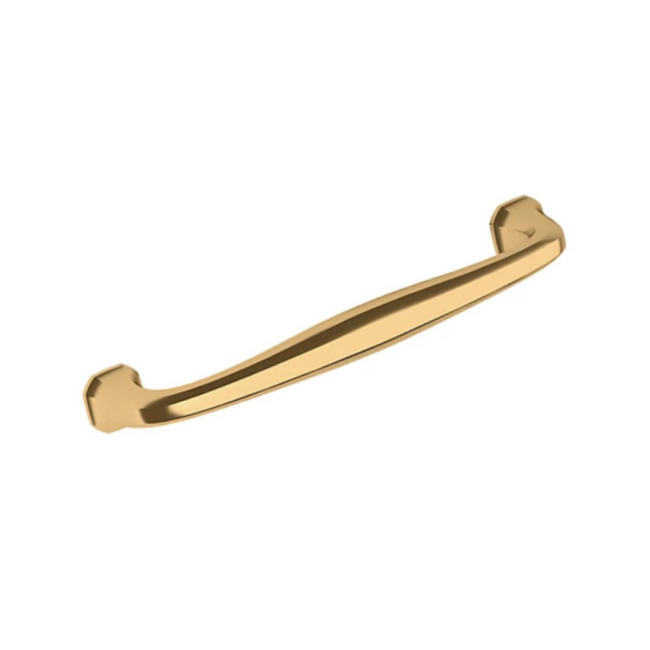 4395031 - 6" Centers - Severin Fayerman B Pull - Unlacquered Brass