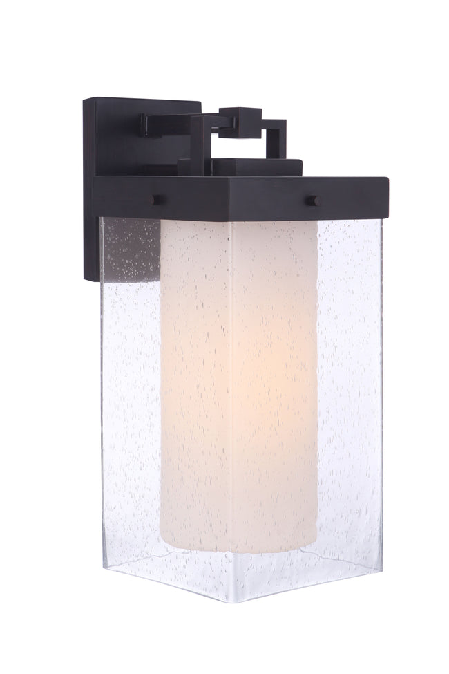 ZA5604-MN - Hayner 1 Light 16" High Outdoor Wall Lantern - Midnight