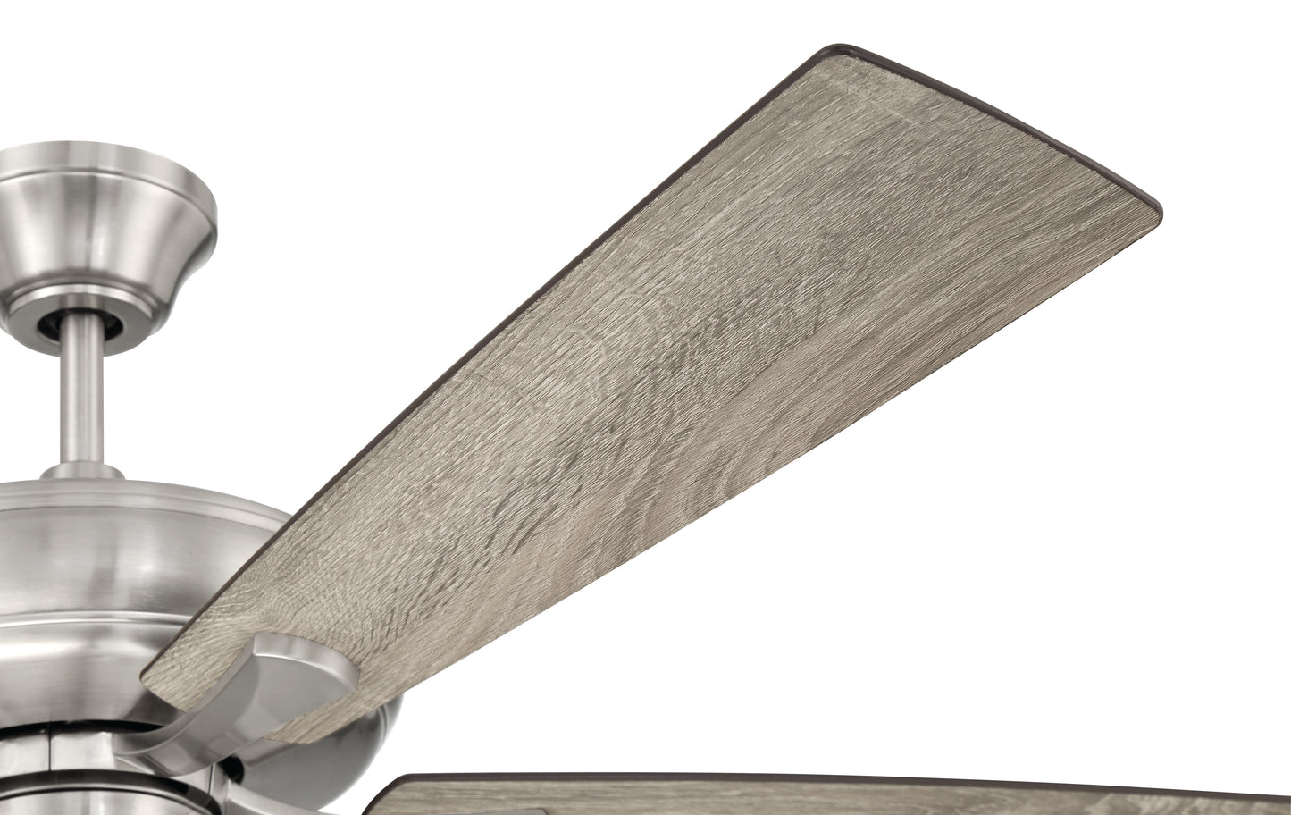 ECF104BNK5-DWWLN - Eos Clear 4 Light 52" 5 Blade Ceiling Fan with Light Kit - Brushed Nickel