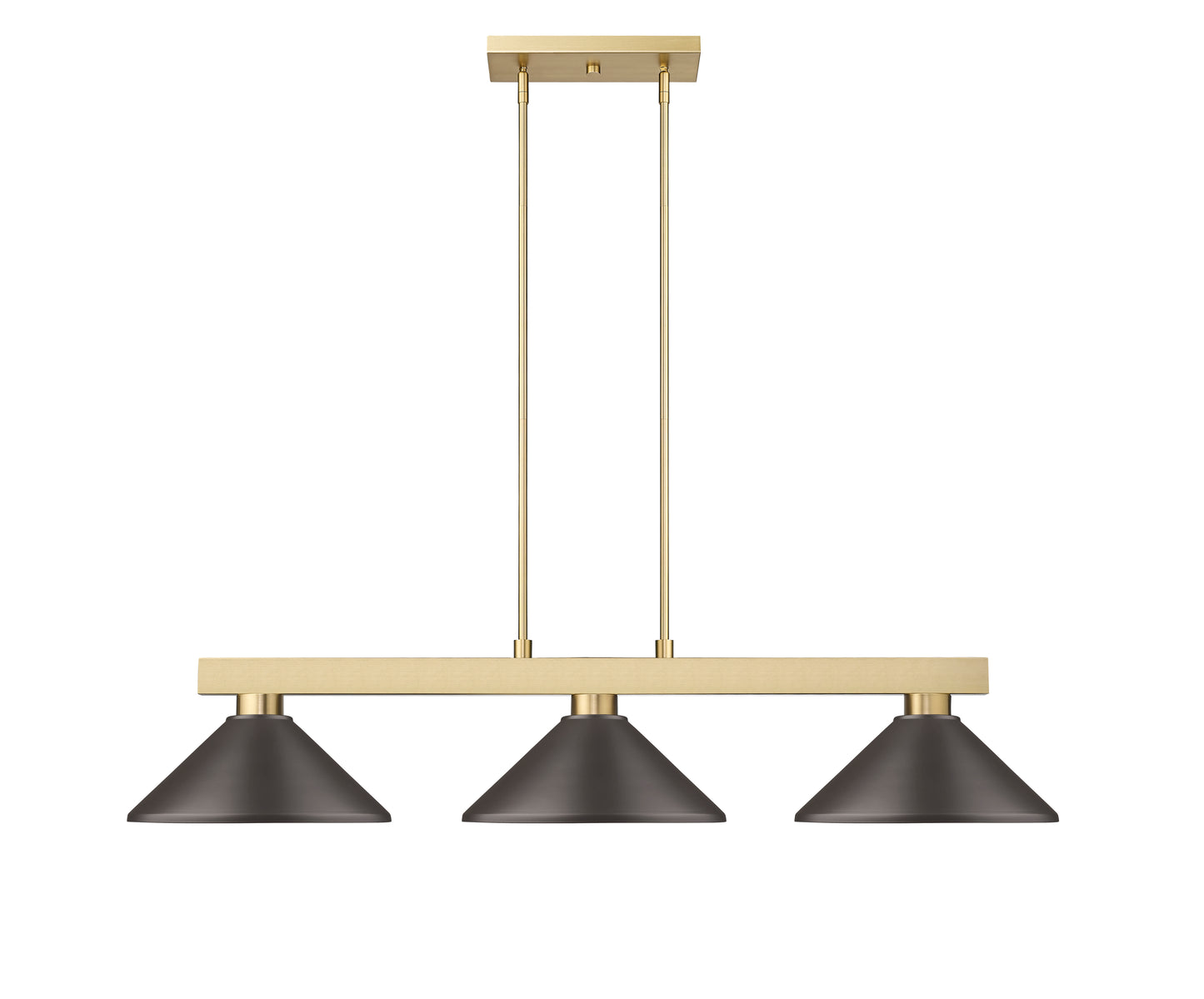 152MGLD-MBRZ - Cobalt 3 Light 50" Billiard - Modern Gold